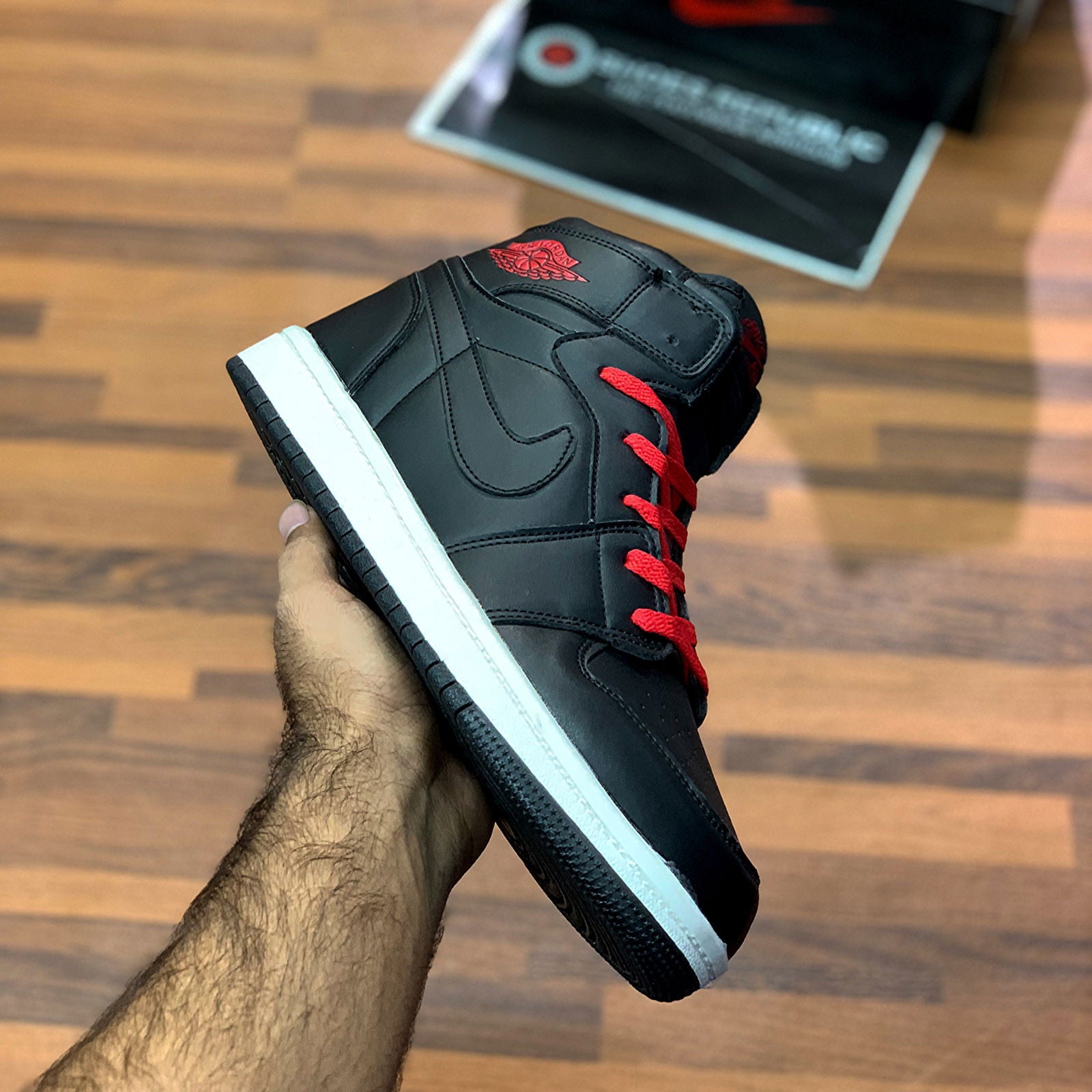 Aj-1s Hiightopps "Satin Black" - ShoesRepublic 