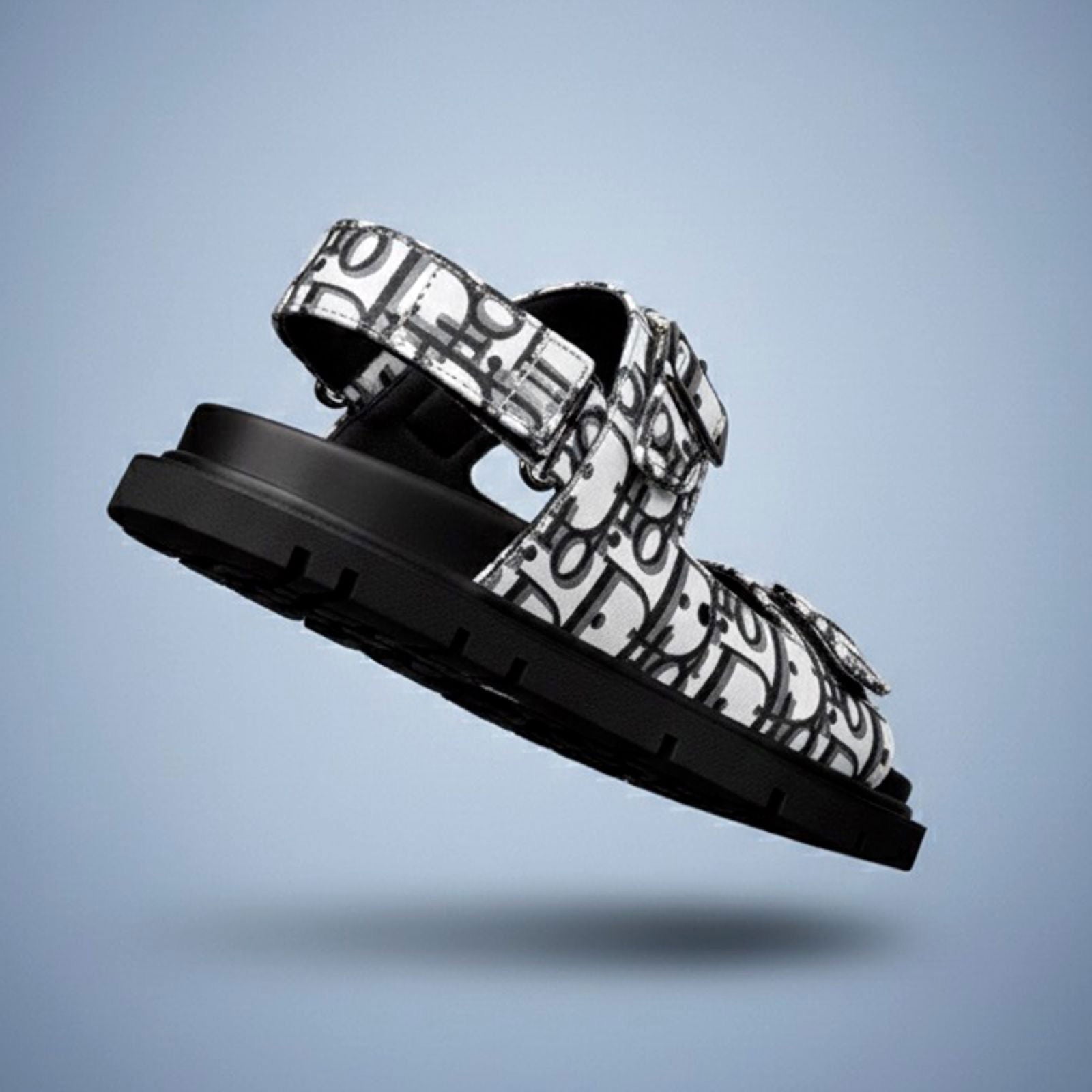 Aqua Obligue Sandals White - ShoesRepublic 