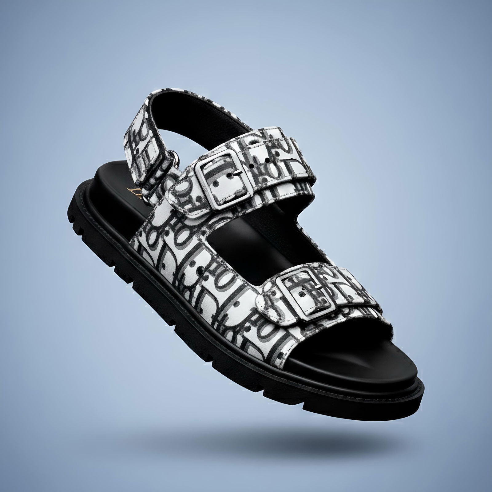 Aqua Obligue Sandals White - ShoesRepublic 