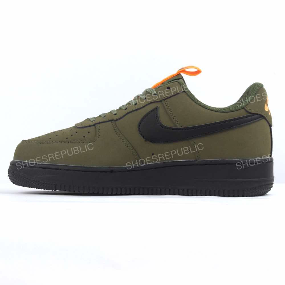AF-1 Annthracitte (Military Green) Premium Batch Leather Edition
