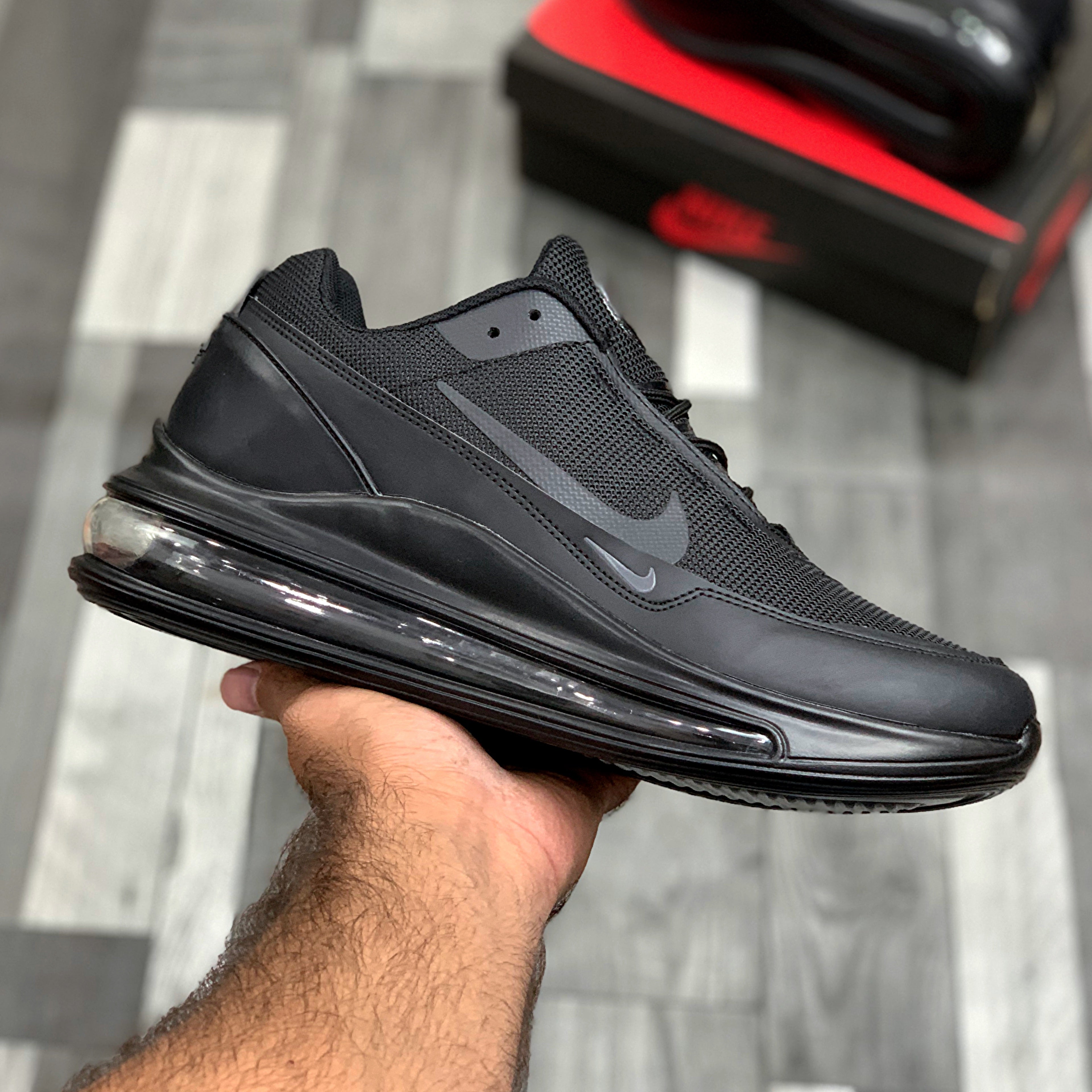 Utility N8ke Air Max 720 Airmax Sneakers 720 Air Max All Black
