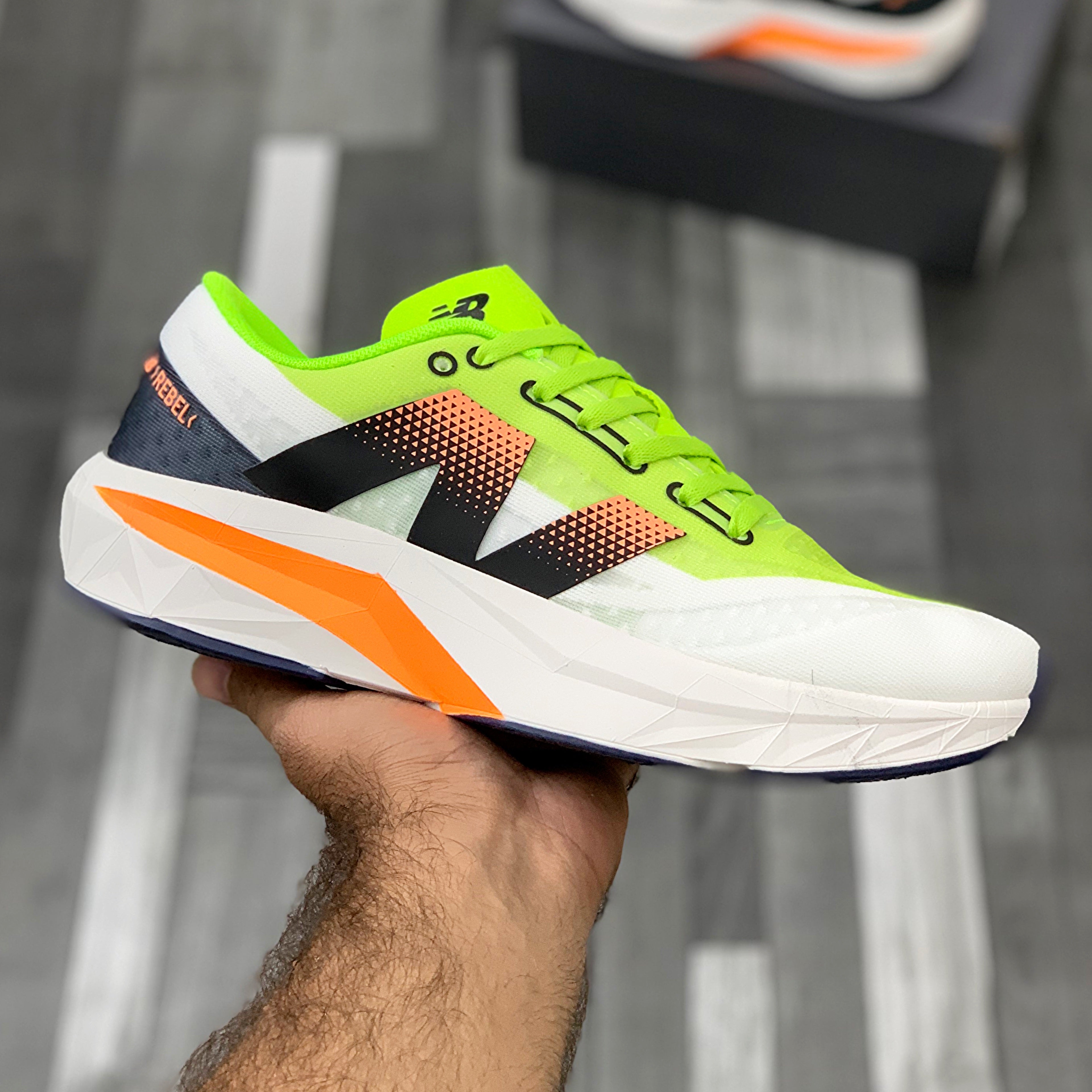 NB Fuelcell Rebel V4 (Lime Hot Mango)