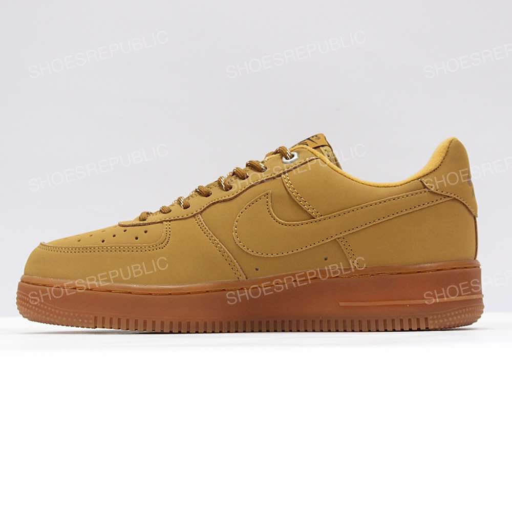 Nike Air Force 1 Flax - Premium Suede Fall Shoes