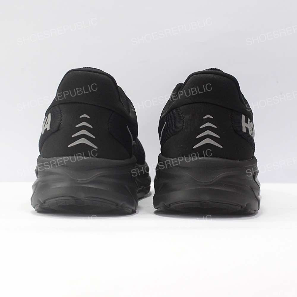 Hoka Clifton 8 Triple Black - All-Black Running Shoes - ShoesRepublic 