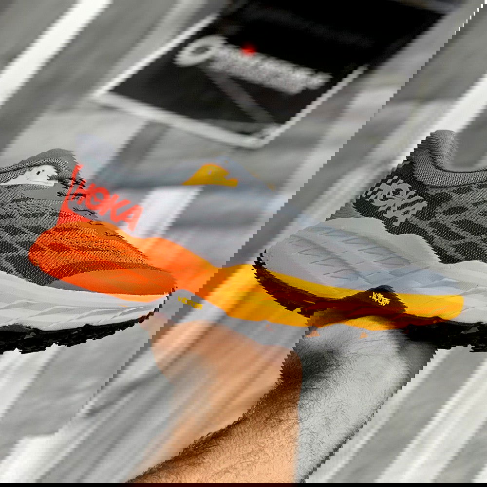 Hoka SpeedGoat 5 (Fire Grey) - ShoesRepublic 