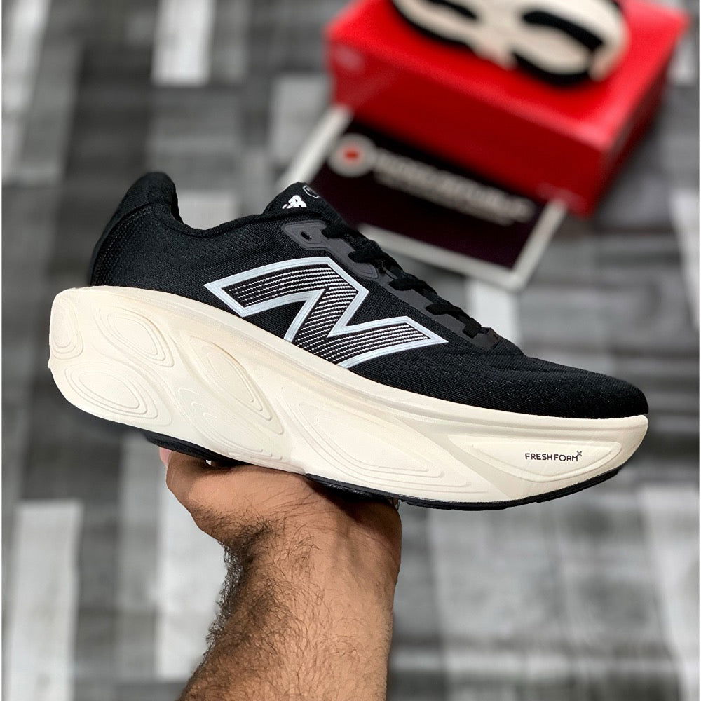 NB Fresh Foam X More V5 (Black White) - ShoesRepublic 