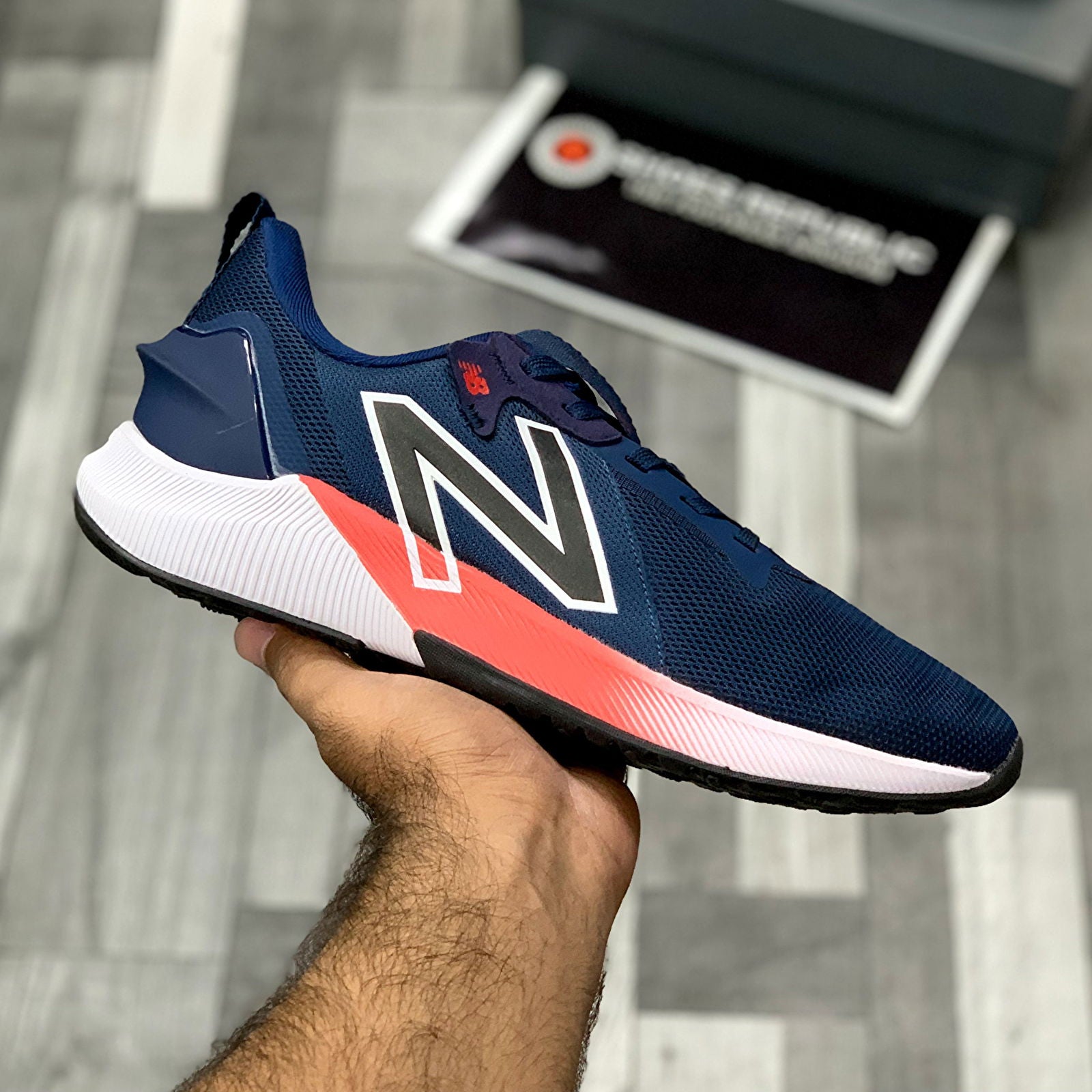 NB FuelCell Propel RMX v2 Navy Orange - ShoesRepublic 