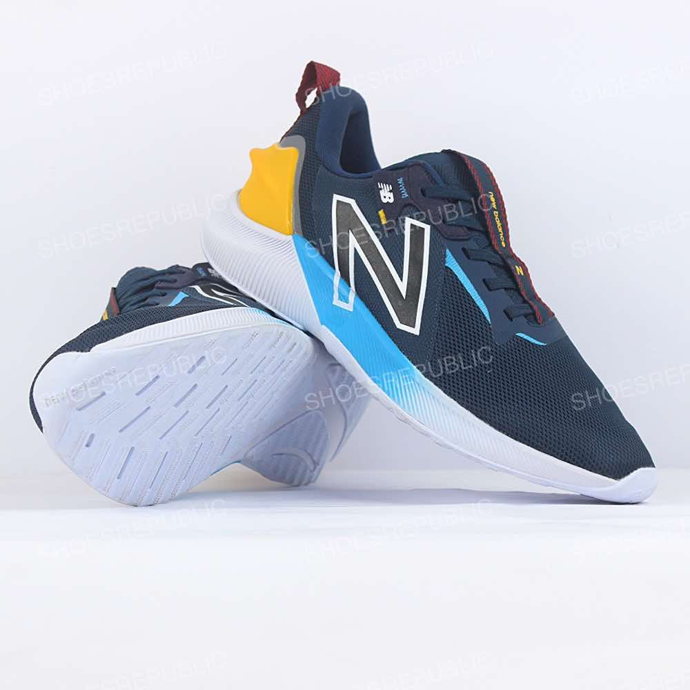 NB FuelCell Propel RMX v2 Navy Yellow - ShoesRepublic 