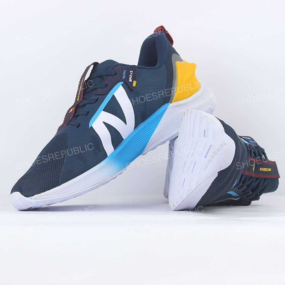 NB FuelCell Propel RMX v2 Navy Yellow - ShoesRepublic 