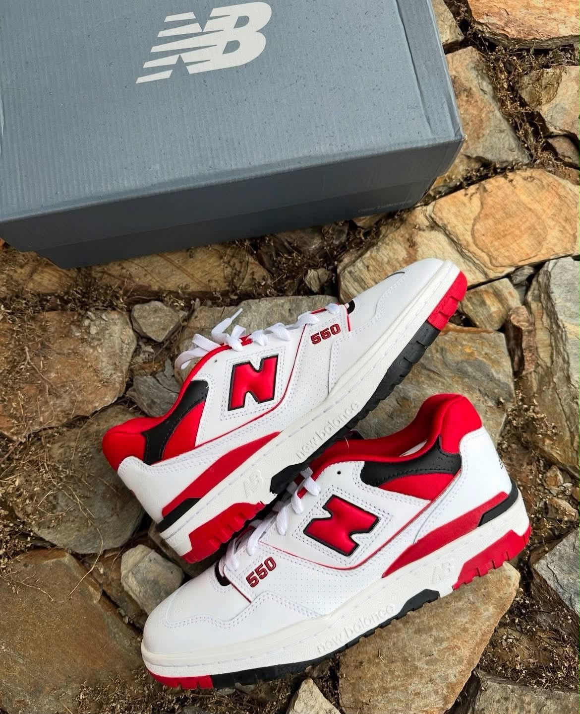 Nb 550 (Red) - ShoesRepublic 