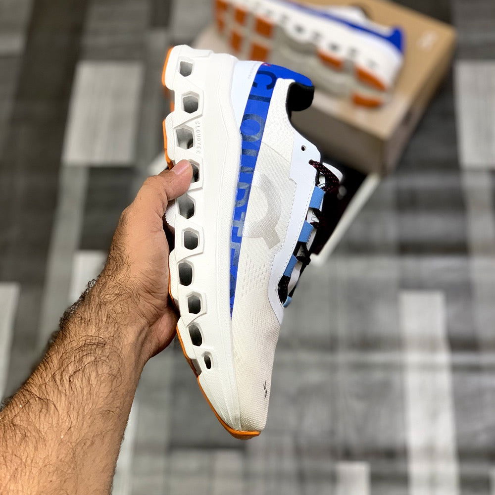 On Cloud Monster (White Hyper Blue) - ShoesRepublic 