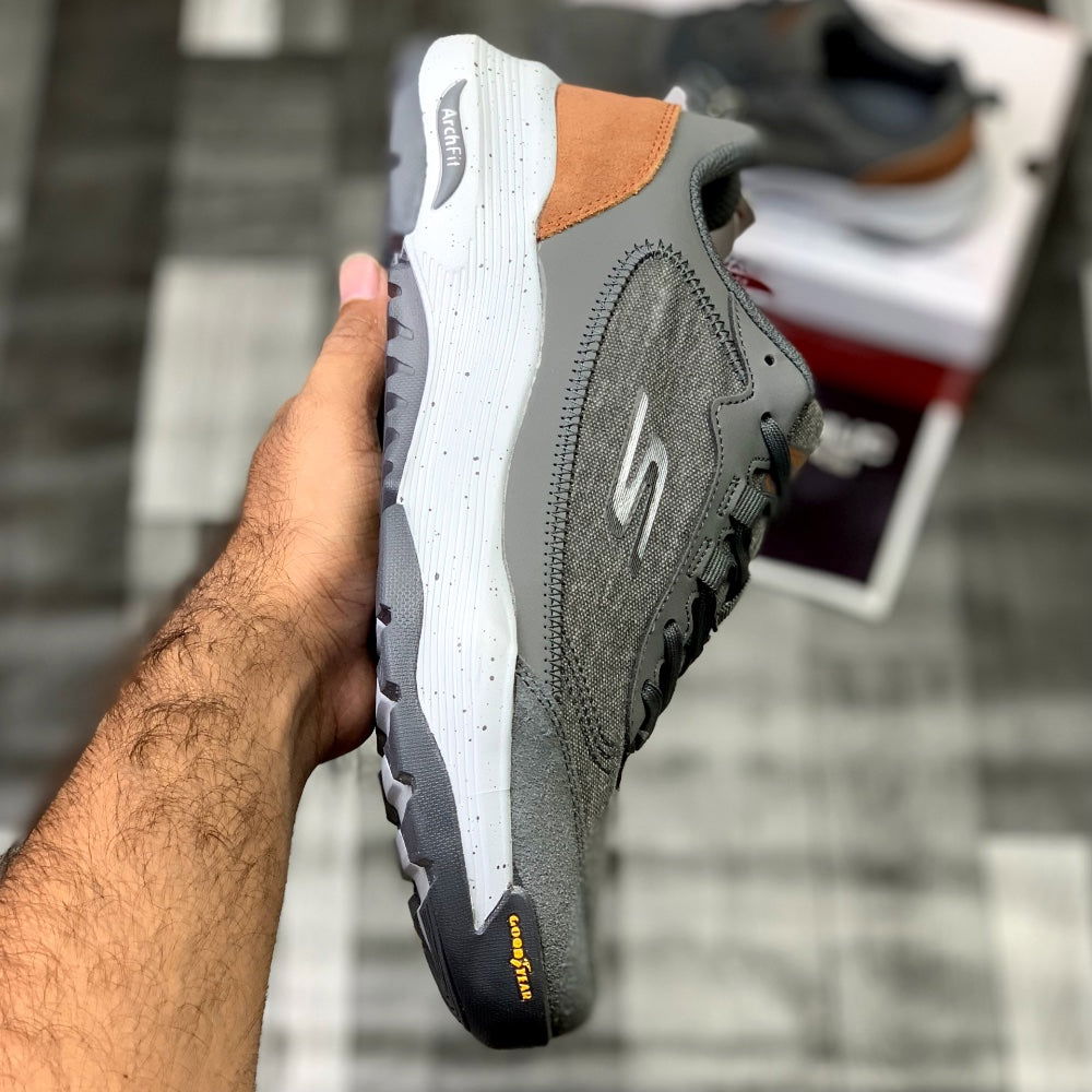 Skecherrs Archfitt Good-Year "Grey" - ShoesRepublic 