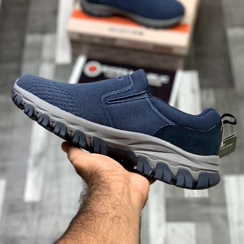 Skecherrs Dlux Trail Goodyear Sole "Navy" - ShoesRepublic 