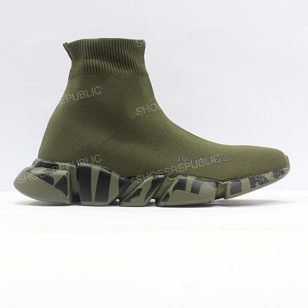 Speeed Traiiners 2.O Graffitti (Army Green) - ShoesRepublic 