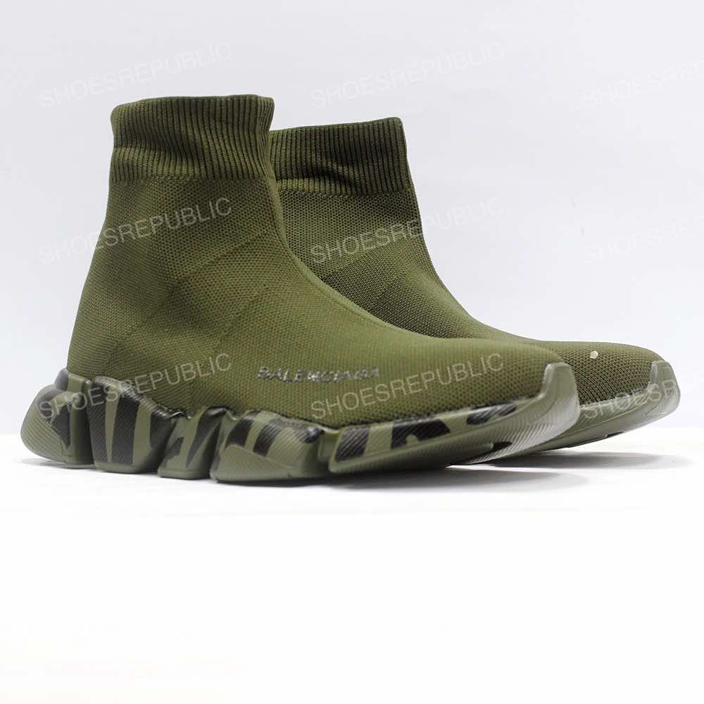 Speeed Traiiners 2.O Graffitti (Army Green) - ShoesRepublic 