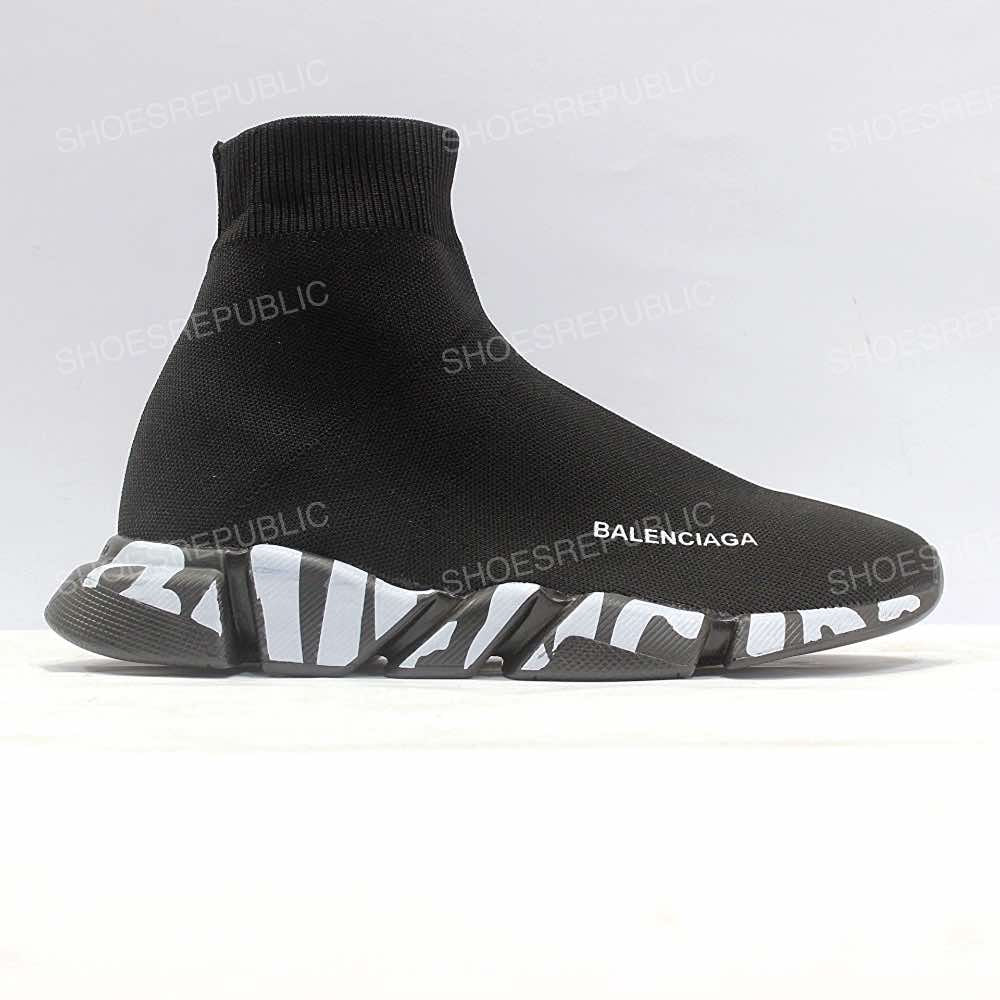 Speeed Traiiners 2.O Graffitti (Black White) - ShoesRepublic 