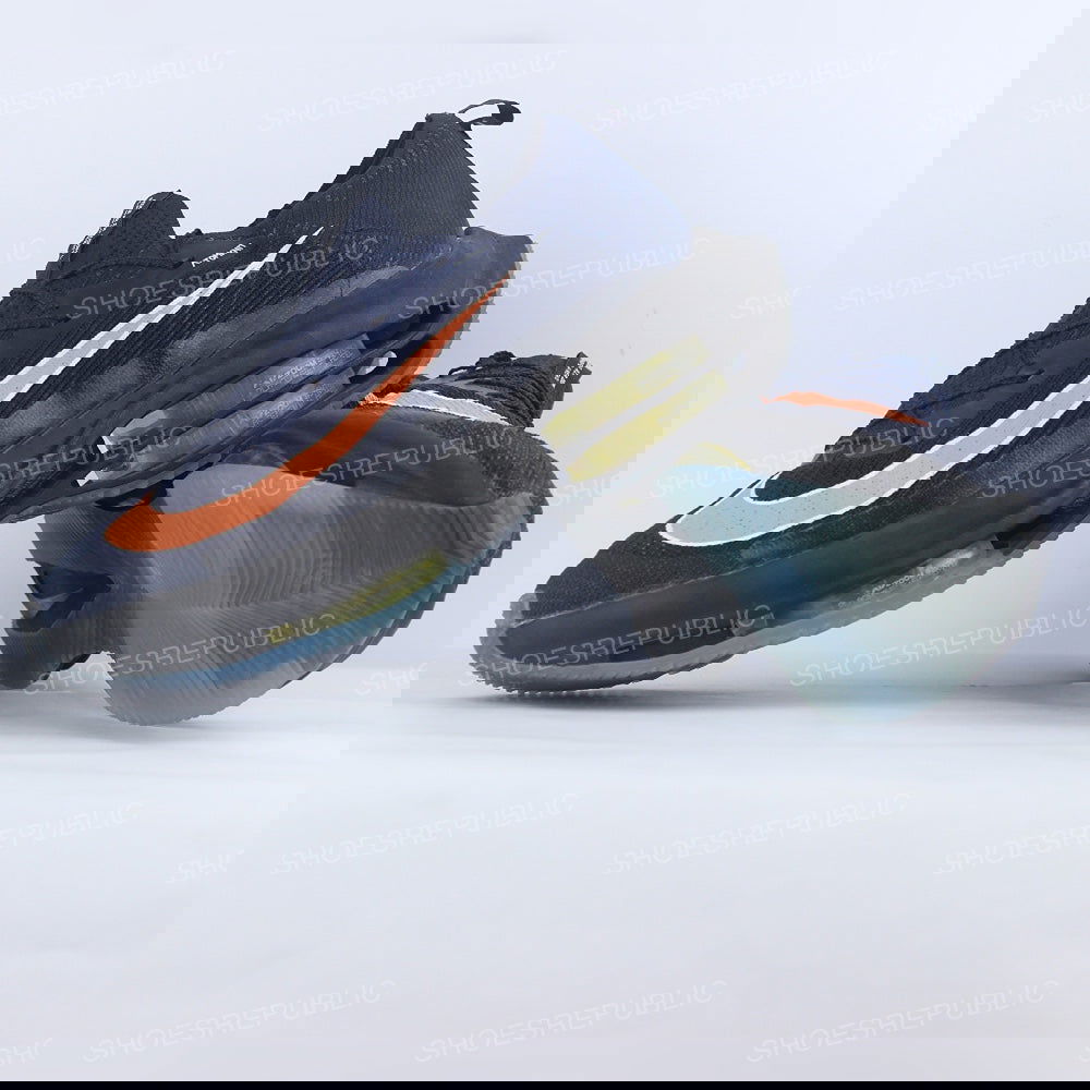 Zoom Double Stacked "Navy Orange" - ShoesRepublic 