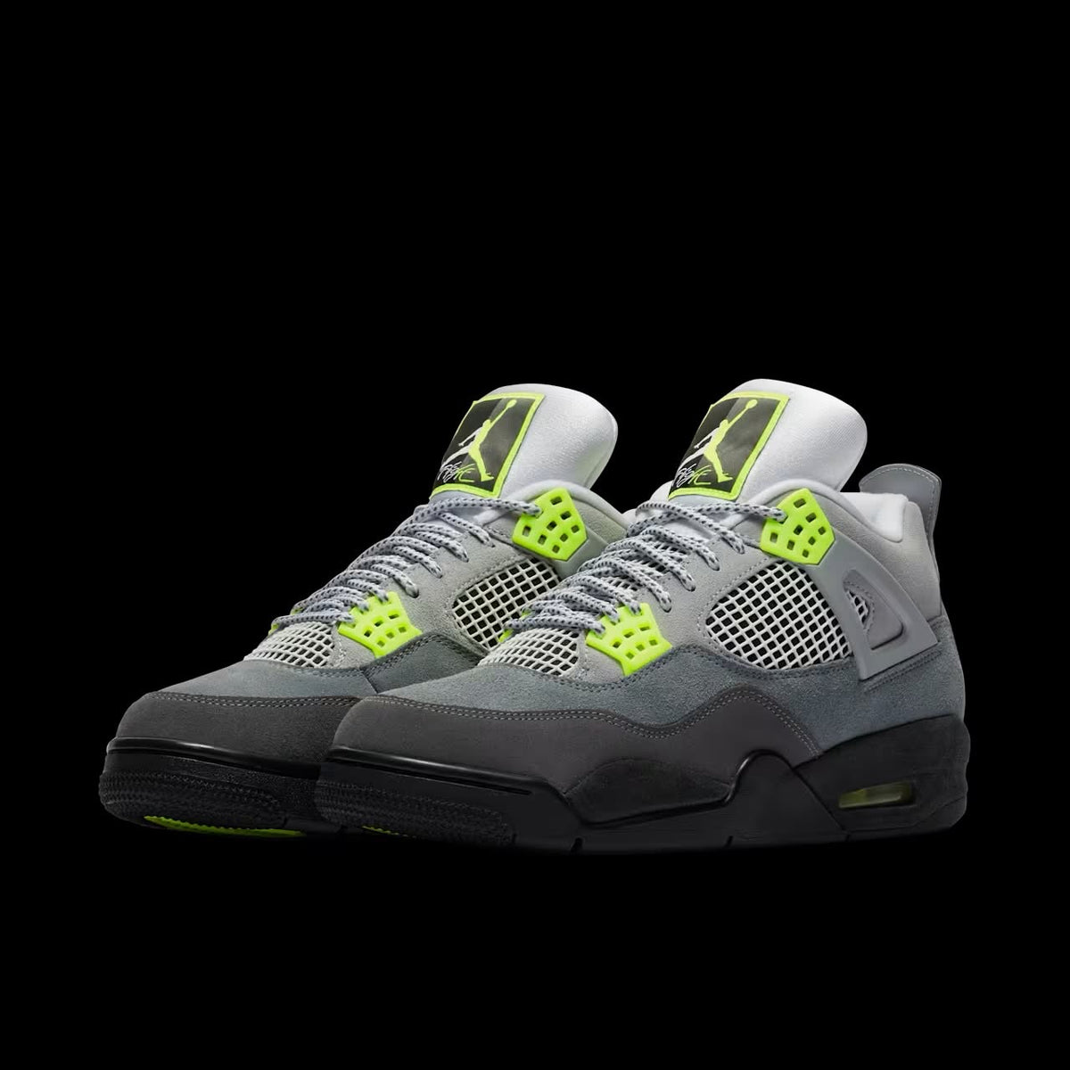 Aj-4 (Charcoal Neon)